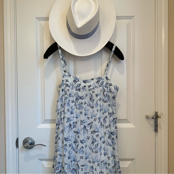 SOLD! MAXMARA LEISURE Label-cut ‘Potus’ Logo Print Dress Size: Small US4 Spring - Picture 12 of 16